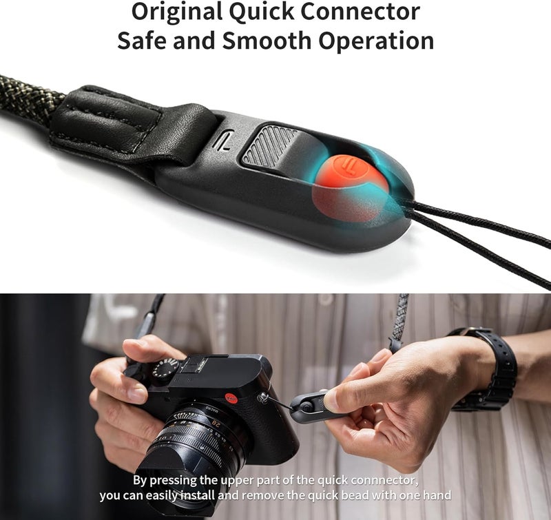 PGYTECH Camera Strap Air for Mirrorless Camera Shoulder Strap Adjustable Neck Strap Light for Sony ZV-E10 for Canon G7 X (Tribal Geometric) - Image 3